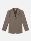 Frame The Houndstooth Blazer In Blue