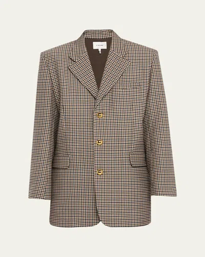 FRAME THE HOUNDSTOOTH BLAZER