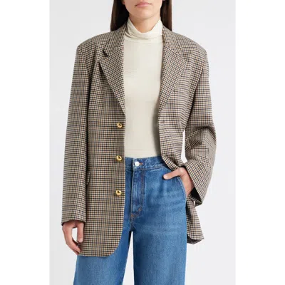 FRAME FRAME THE HOUNDSTOOTH BLAZER