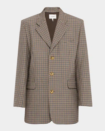 FRAME THE HOUNDSTOOTH BLAZER