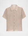 Frame The Houndstooth Top Houndstooth Multi