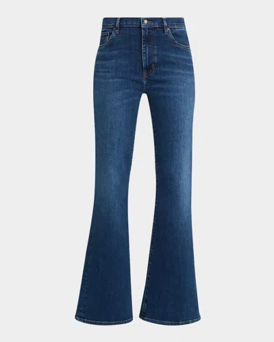 Frame The Icon Flare Jeans In Blue