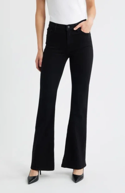 Frame The Icon Flare Leg Jeans In Black