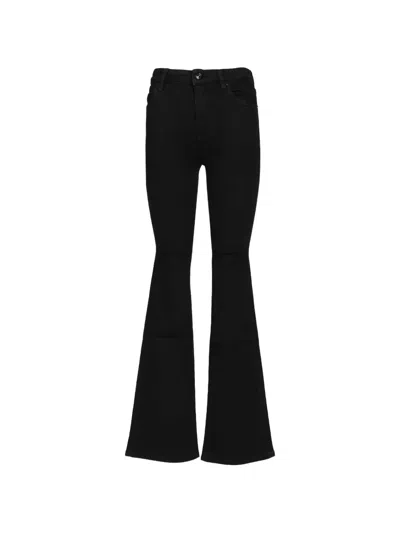 Frame The Icon Flared Jeans In Black