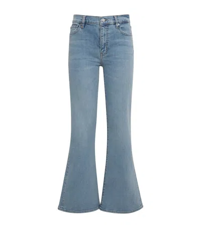 Frame The Icon Flared Jeans In Blue