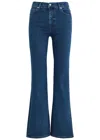 Frame The Icon Flared-leg Jeans In Blue