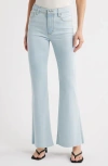 FRAME FRAME THE ICON RAW HEM FLARE JEANS