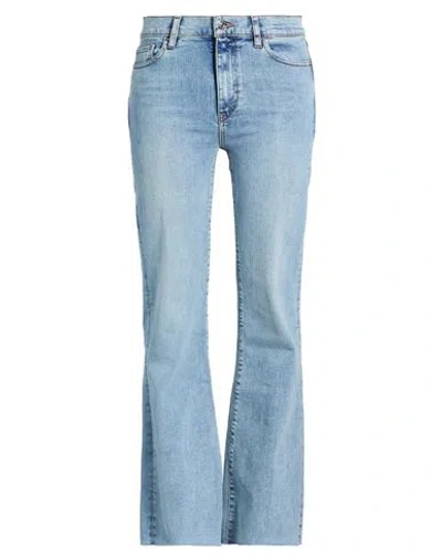 Frame The Icon Woman Jeans Blue Size 32 Cotton, Pre-consumer Recycled Cotton, Recycled Polyester, Ly