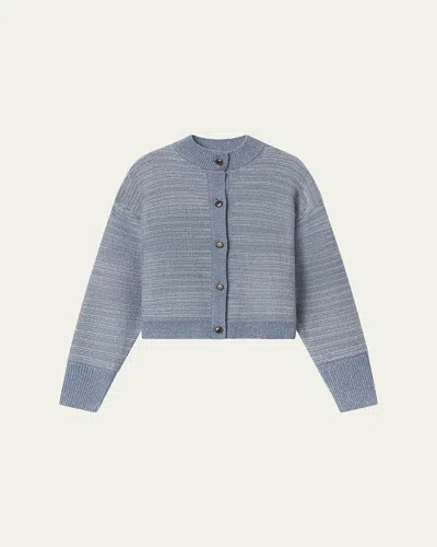 Frame The Jacquard Femme Cardigan In Multi