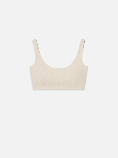Frame The Jacquard Top In Black