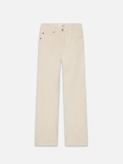 Frame The Jacquard Vertical In Neutrals