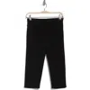 Frame The Jetset Capri Pants In Sheen Noir