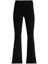 Frame The Jetset Flare Pintuck Jeans In Black