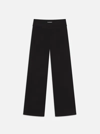 Frame The Jetset Slim Palazzo Jeans In Black