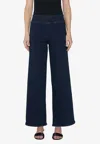 Frame Jet Set Slim Palazzo Pull-on Jeans In Blue