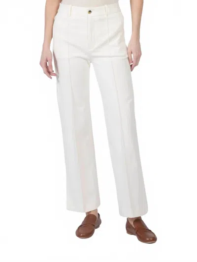 Frame The Kick Trouser Pants In Alabaster