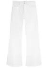 Frame The Lax Distressed Flared-leg Jeans