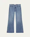 Frame The Lax Flare Jeans In Alderton Raw Fray