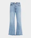 Frame The Lax High-rise Flared Jeans In Alderton Raw Fray