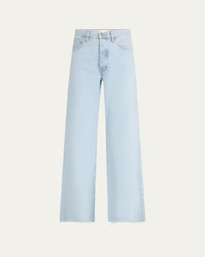 Frame The Lax Flare Jeans In Gray