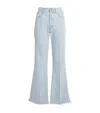 Frame The Lax Flared Jeans In Blue