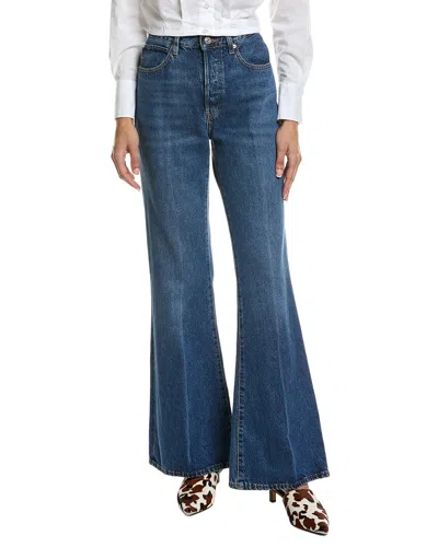 Frame The Lax Pilot Flare Jean In Blue
