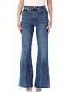 Frame Straight-leg Jeans With Mid-rise Waist And Timeless Silhouette In Blue
