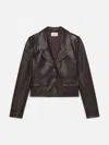 Frame The Leathered Cuffed Jacket