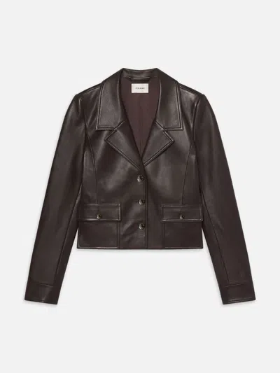 FRAME FRAME THE LEATHER CUFFED JACKET