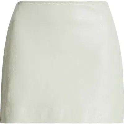 FRAME FRAME THE LEATHER MINISKIRT
