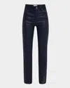 Frame The Leather Reboot Crop Jeans