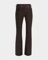 Frame The Leather Reboot Jeans In Brown