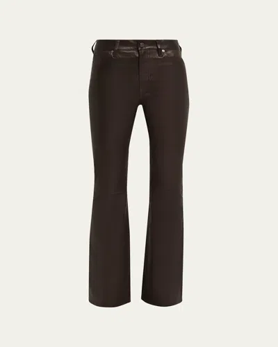 Frame The Leather Reboot Jeans In Brown