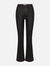 Frame The Reboot Velveteen Bootcut Jeans In Black