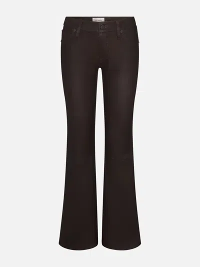 Frame The Leather Rodeo Pants In Black