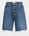 Frame The Leisure Denim Shorts In Nostalgia