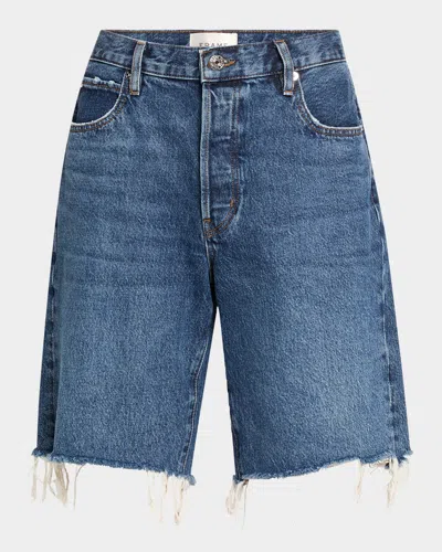 Frame The Leisure Denim Shorts In Nostalgia