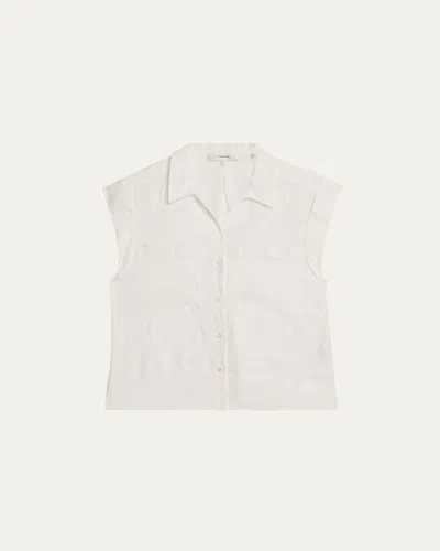 Frame The Leisure Shirt In White