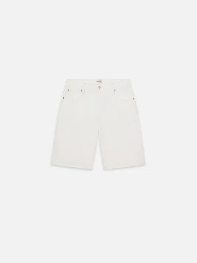 Frame The Leisure Shorts In White