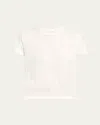 Frame Organic Linen Baby Tee In White