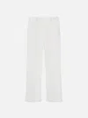 Frame The Linen Trouser Pants In White