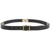 Frame The Linking Leather Belt In Black