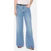Frame The Loose High Rise Wide Leg Jeans In Rundown