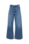 Frame Denim Le Palazzo Mermaid Crop Jean In Blue