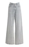 Frame The Loose Low-rise Boyfriend Jeans In Blue