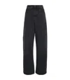 Frame The Loose Wide-leg Jeans In Black