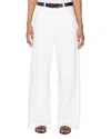 Frame The Loose High Waist Wide Leg Jeans In Red