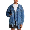 Frame The Mc Denim Jacket In Multi