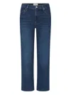 Frame The Mellow Frayed Jeans In Blue