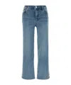 Frame Le Pixie Slim Palazzo High-rise Wide-leg Stretch Jeans In Blue